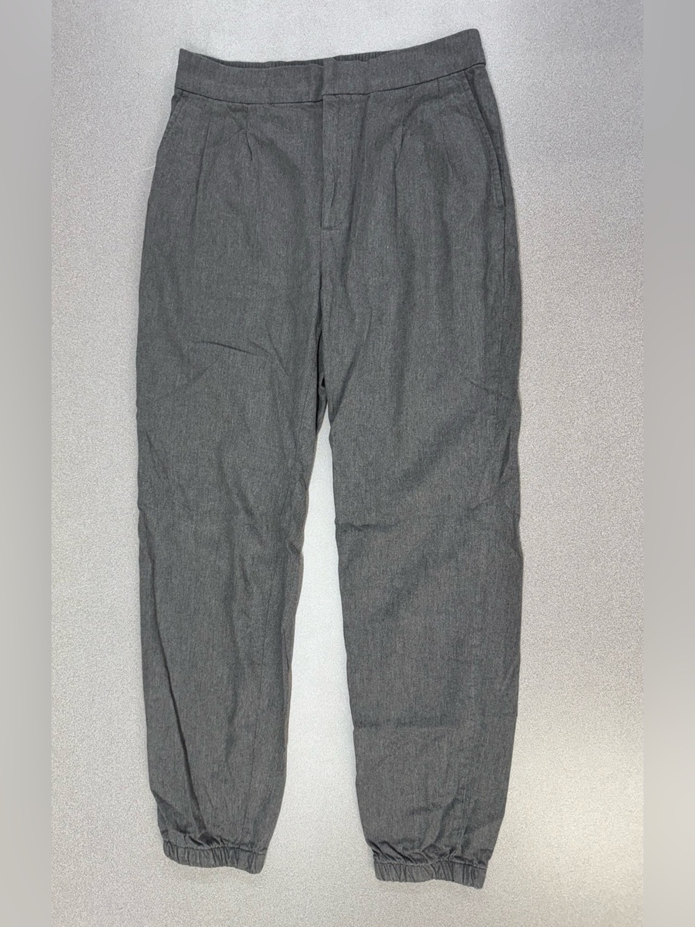 Gap Gray Jogger Trousers Office Workwear Cotton Business Casual Pant